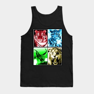 Colourful Cats Tank Top